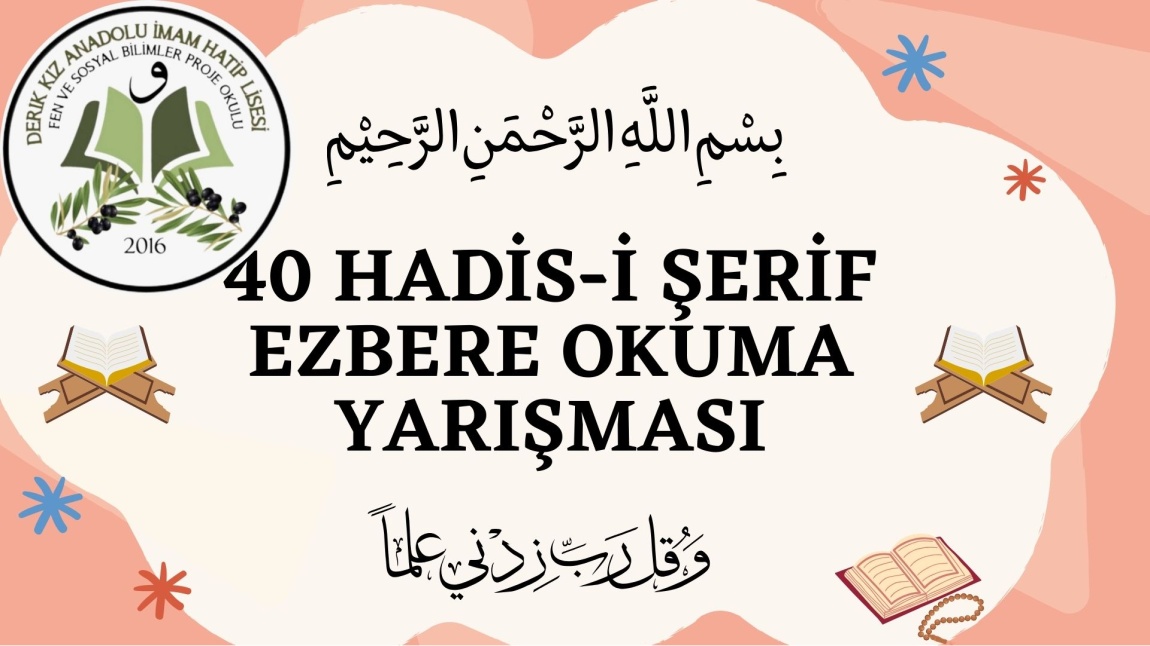 HADİS-ŞERİF YARIŞMAMIZ